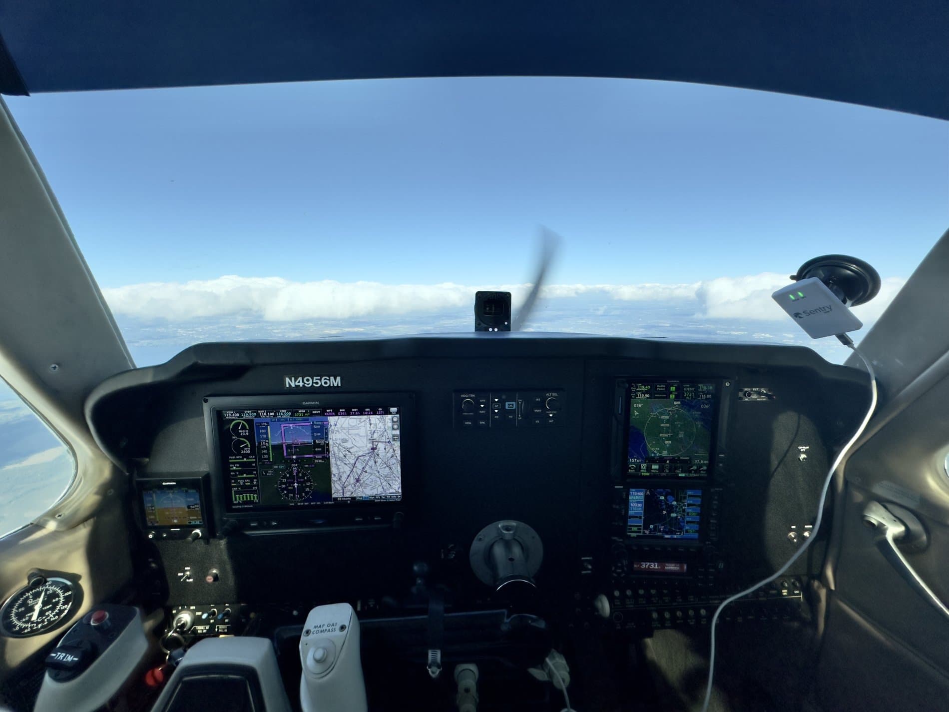 In-flight · G3X Touch with charts