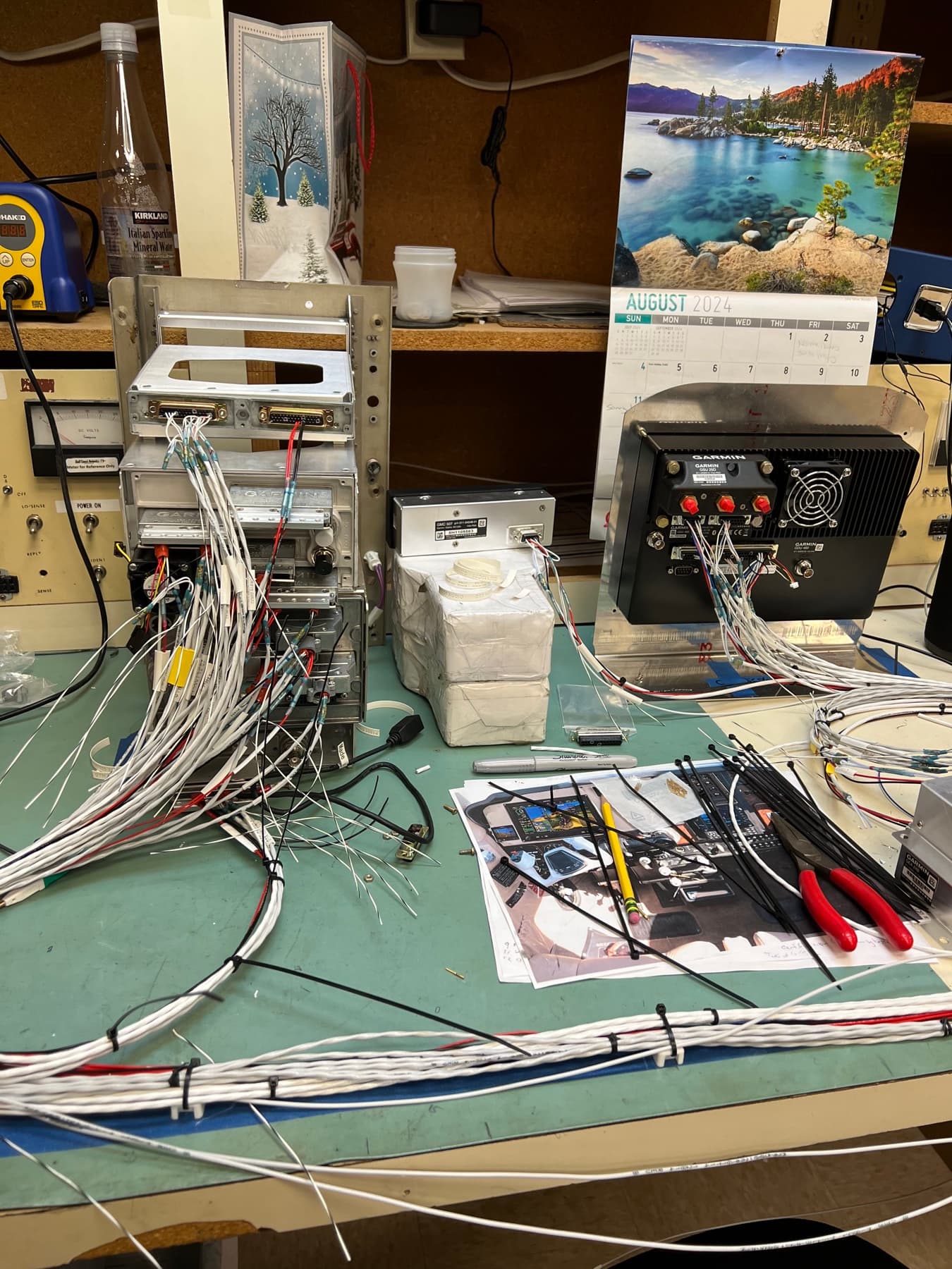 Garmin LRUs on the bench
