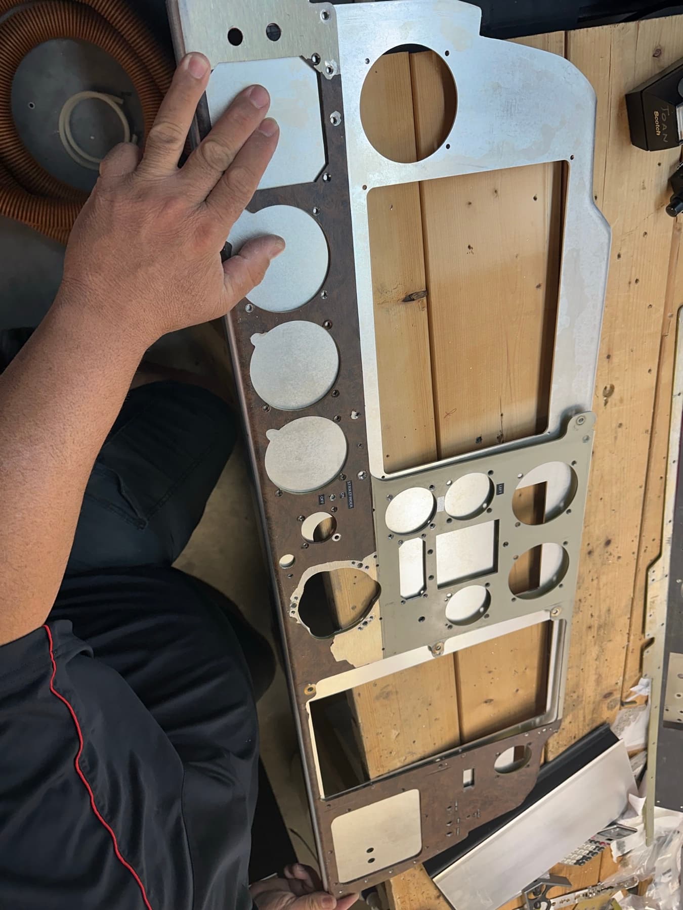 New panel · test fit