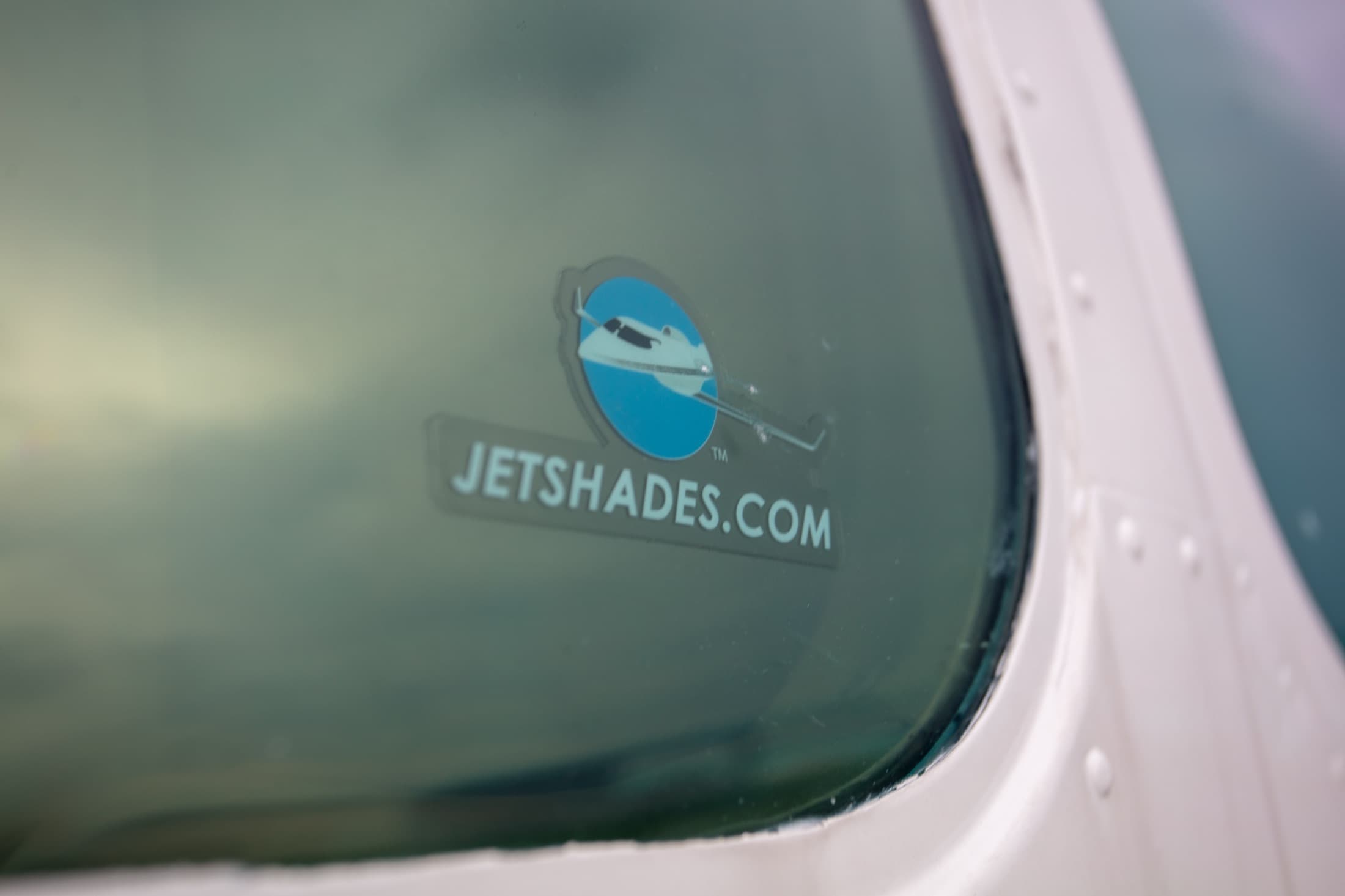 Jet Shades · on the glass