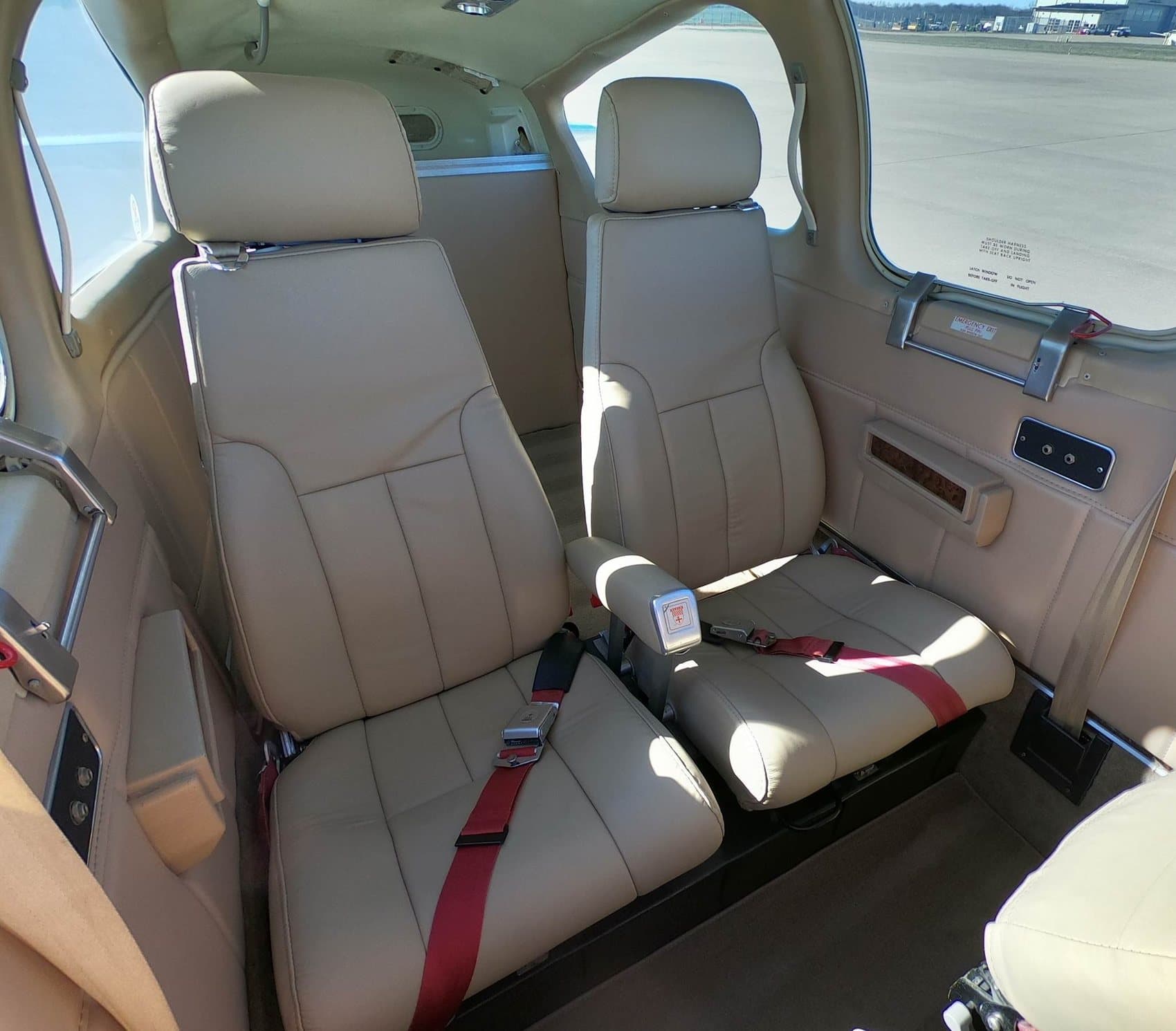 Front leather seats